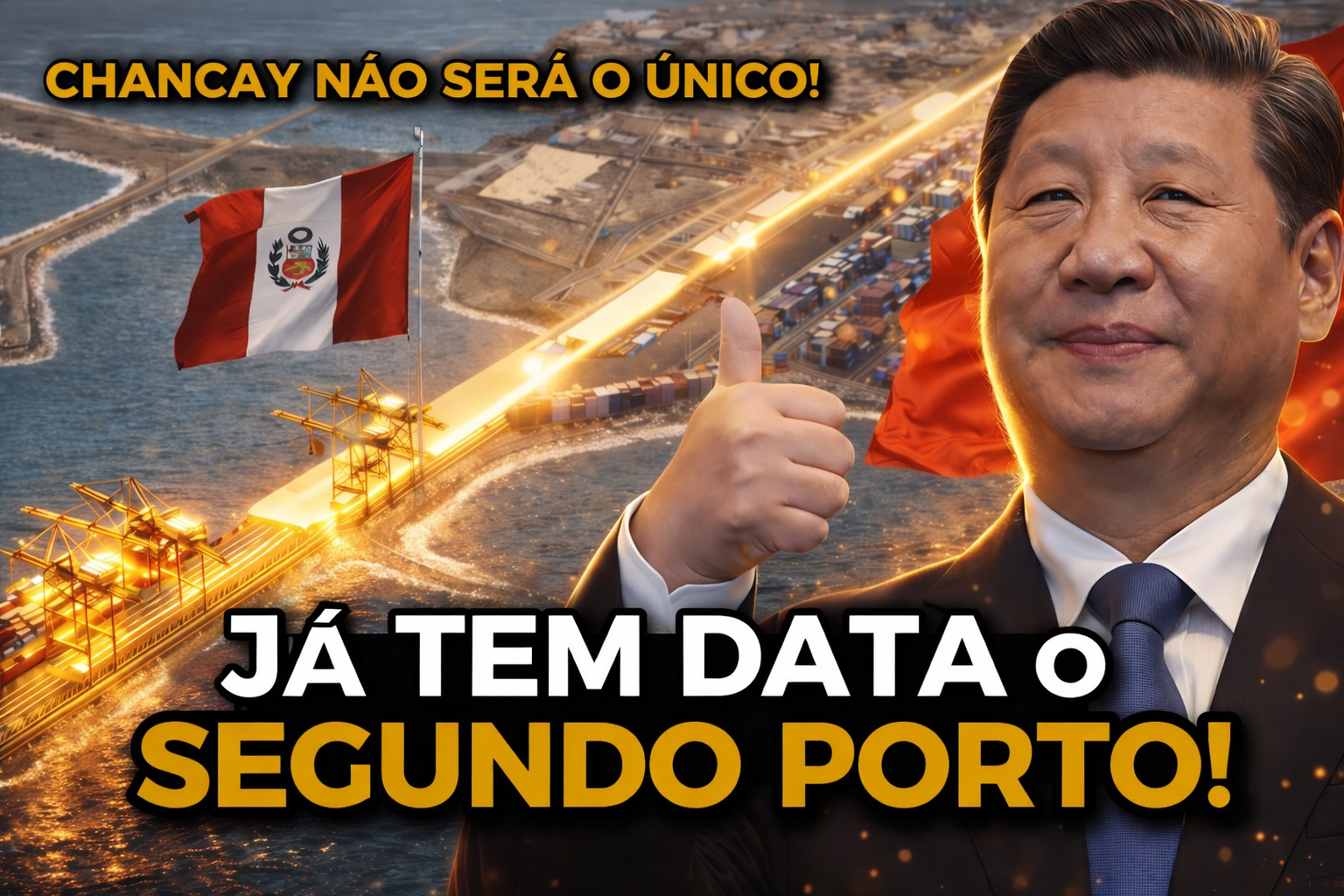 Porto de Chancay, construído com investimento chinês de US$ 3,5 bilhões, pode reduzir em até duas semanas o transporte entre América do Sul e Ásia e mudar rotas globais.