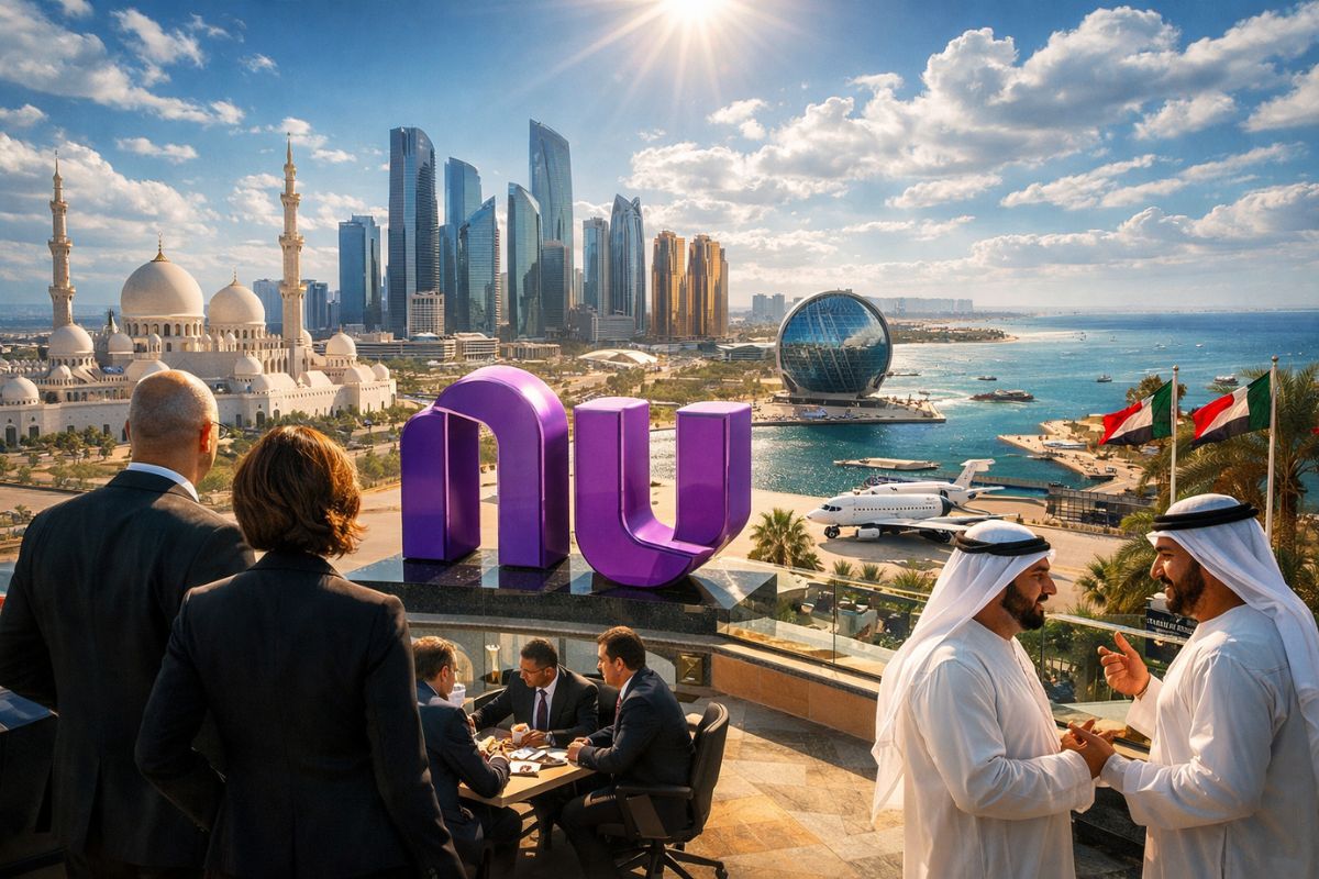 Nubank leva operação para Emirados e mira mundo árabe após reunião em Abu Dhabi com CEO e presidente, buscando dinheiro, parcerias com bancos e novas oportunidades