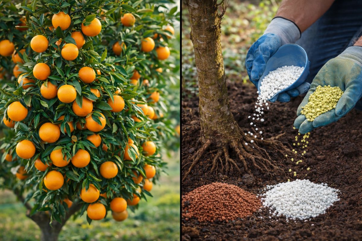 O segredo da árvore carregada de frutas é a adubação NPK: nitrogênio nas folhas, fósforo na floração e potássio no sabor dos frutos. Veja como aplicar.