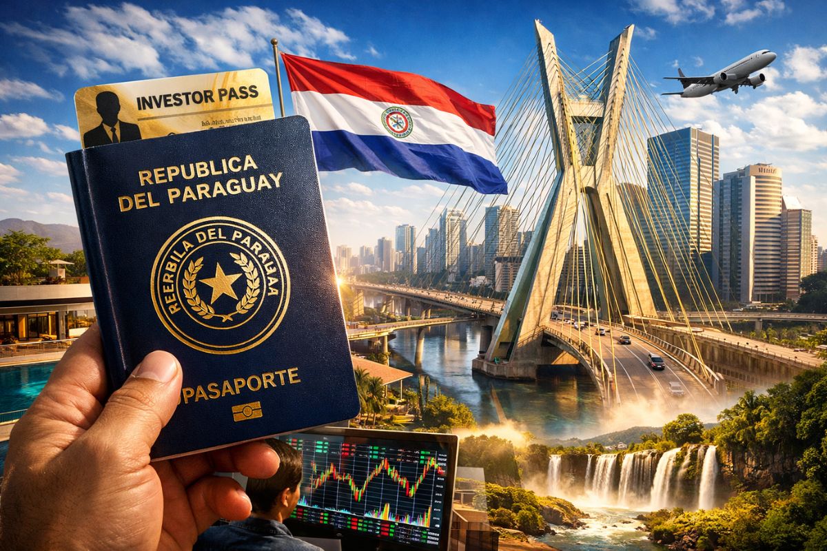 Paraguai lança Investor Pass em São Paulo e permite residência permanente direta a estrangeiros sem passar pela residência temporária com investimento em imóveis