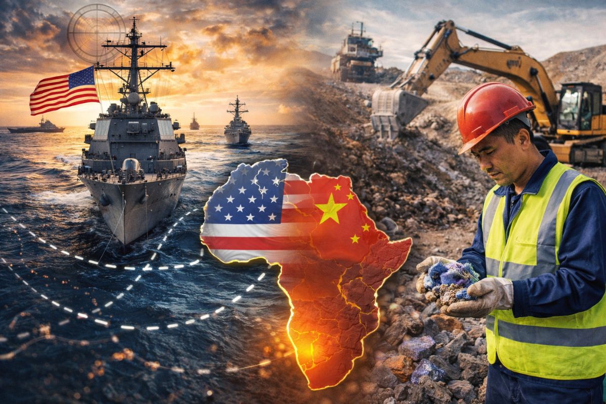 China comprou a maior mina de terras raras da Tanzânia por US$ 150 milhões e EUA responderam controlando rotas marítimas. O Brasil tem a 2ª maior reserva do mundo e produz quase nada.