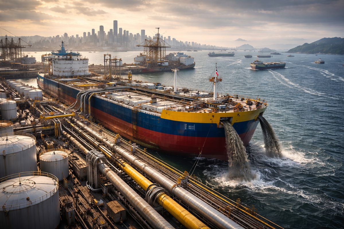 A Índia, potência dos BRICS, recebe o maior carregamento de petróleo da Venezuela em 6 anos após o Estreito de Ormuz fechar pela guerra no Oriente Médio.