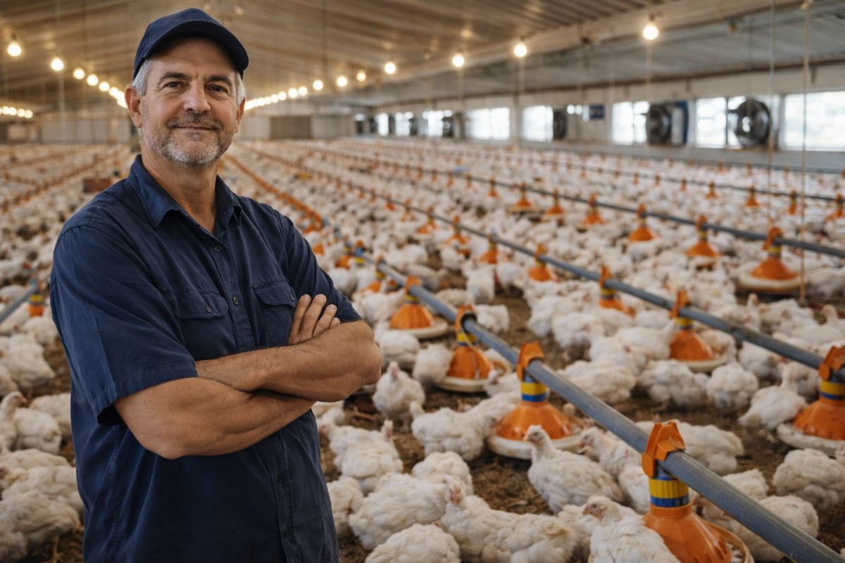 O produtor catarinense Osvaldo Fávaro começou com 7.500 aves em 1994 e hoje comanda 21 granjas de matrizes. O segredo: parcerias e integração com a indústria.