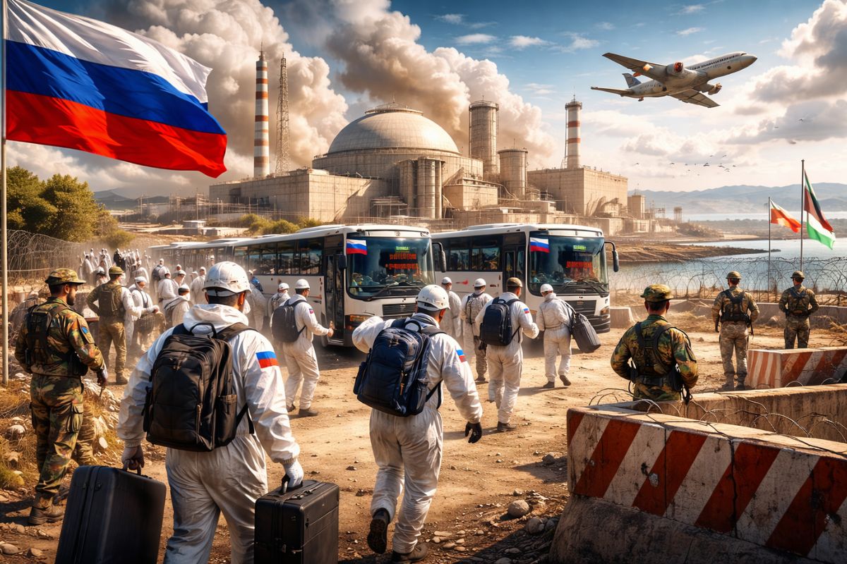 Rússia evacua 108 técnicos da usina nuclear de Bushehr no Irã e acende alerta de ataque Moscou tira quase todos, mantém equipe mínima, enquanto Trump ameaça