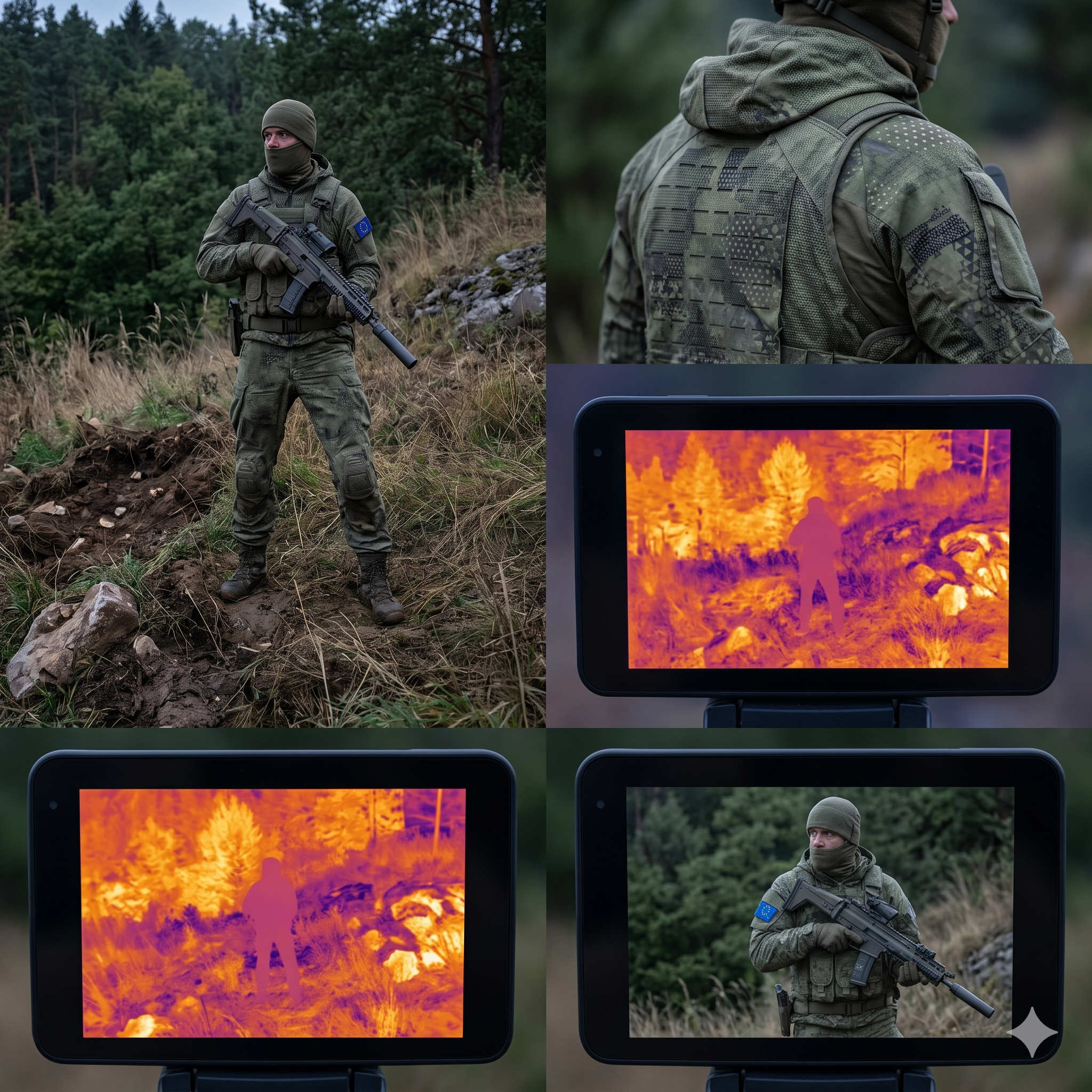 Tecnologia HT4 engana câmeras térmicas, oculta calor humano e pode transformar estratégias militares diante da guerra com drones.