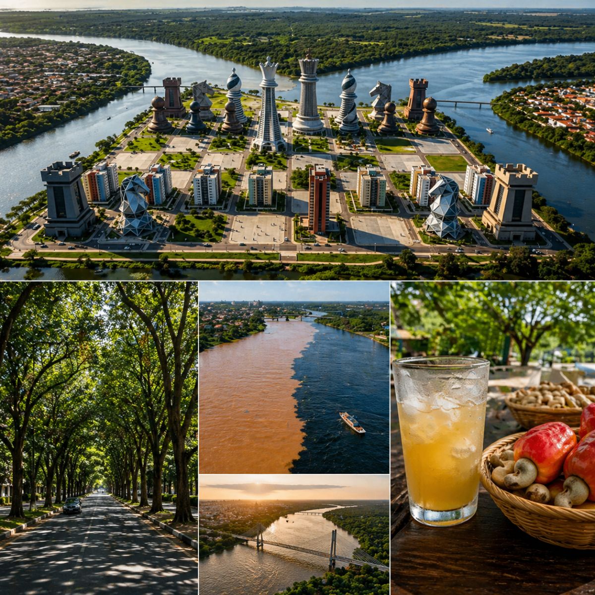 Teresina é a primeira capital planejada do Brasil. Dois rios de cores diferentes e cajuína gelada fazem desta a capital mais surpreendente do Nordeste.