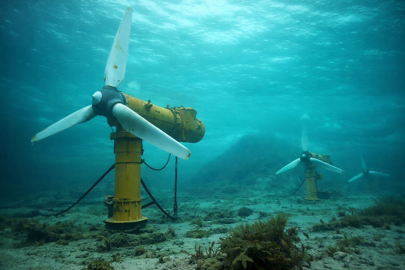 Turbinas gigantes no fundo do mar da Escócia geram energia das marés há 7 anos. A tecnologia pode resolver a imprevisibilidade da solar e eólica.