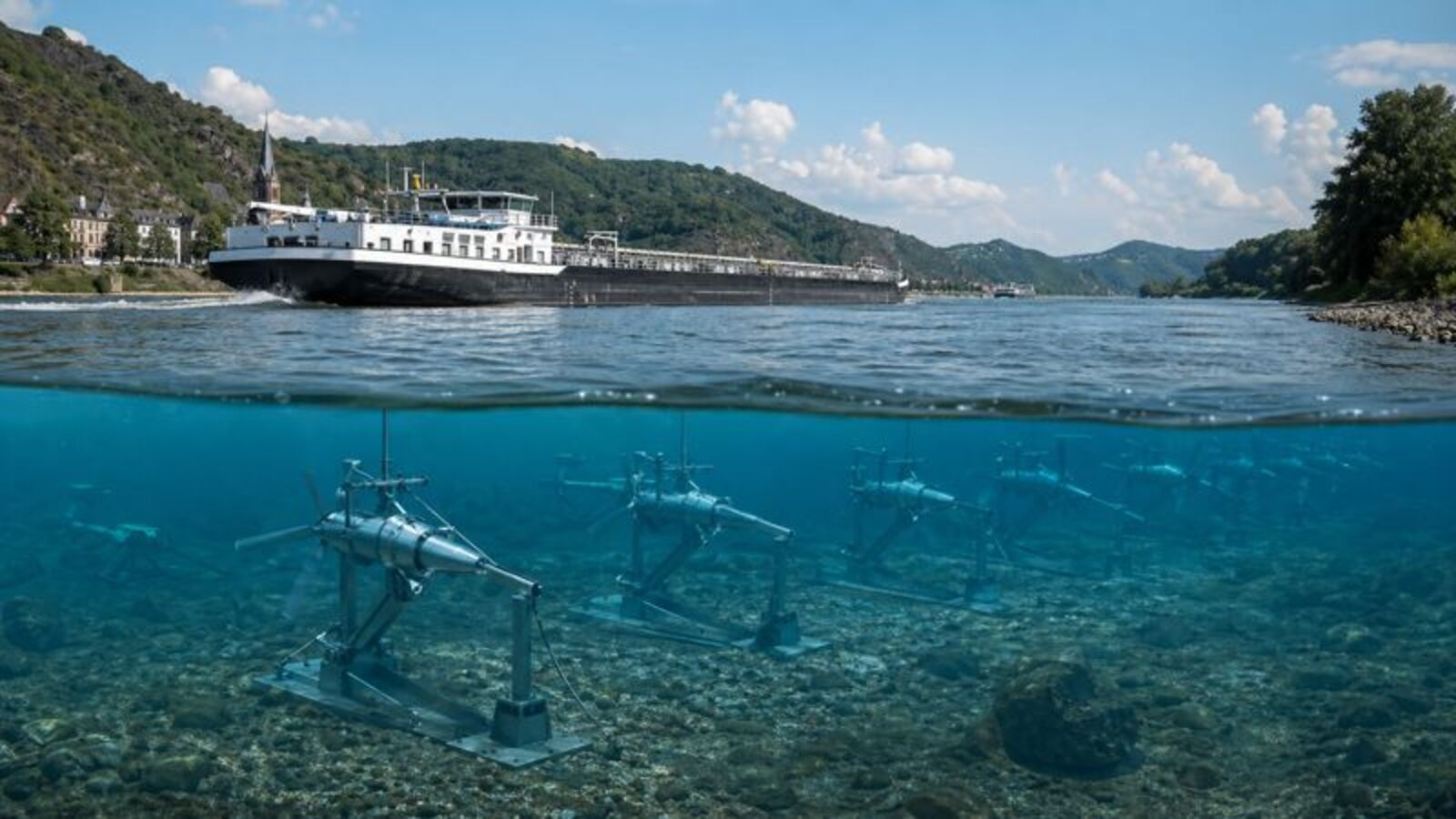 Energia limpa, Alemanha, Turbinas submersas