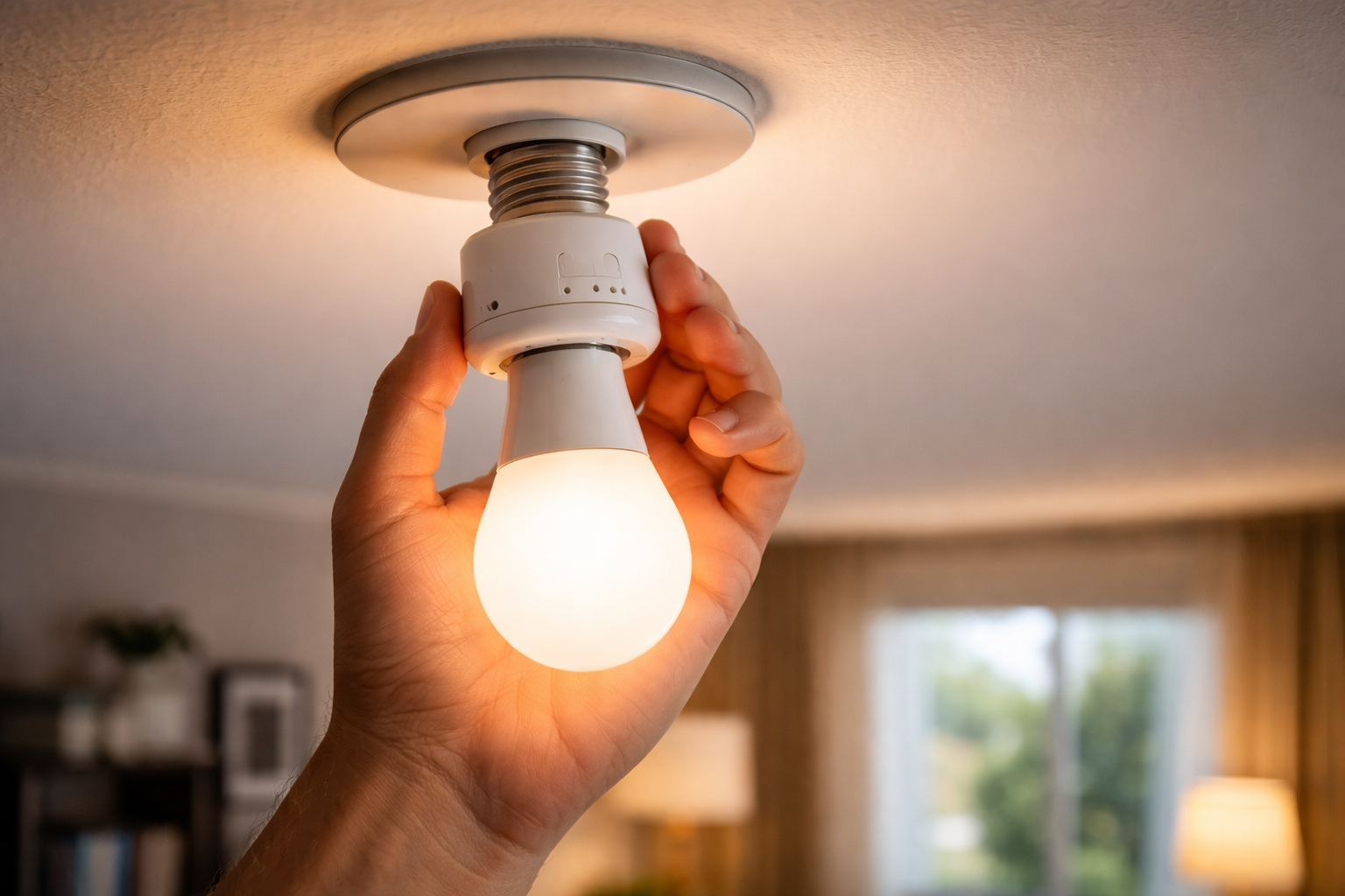 Nem a lâmpada precisa ser trocada: acessório compatível com qualquer tipo de bocal começa a chegar às casas brasileiras e transforma pontos de luz comuns em iluminação inteligente sem quebrar parede, sem reforma e sem refazer a instalação elétrica