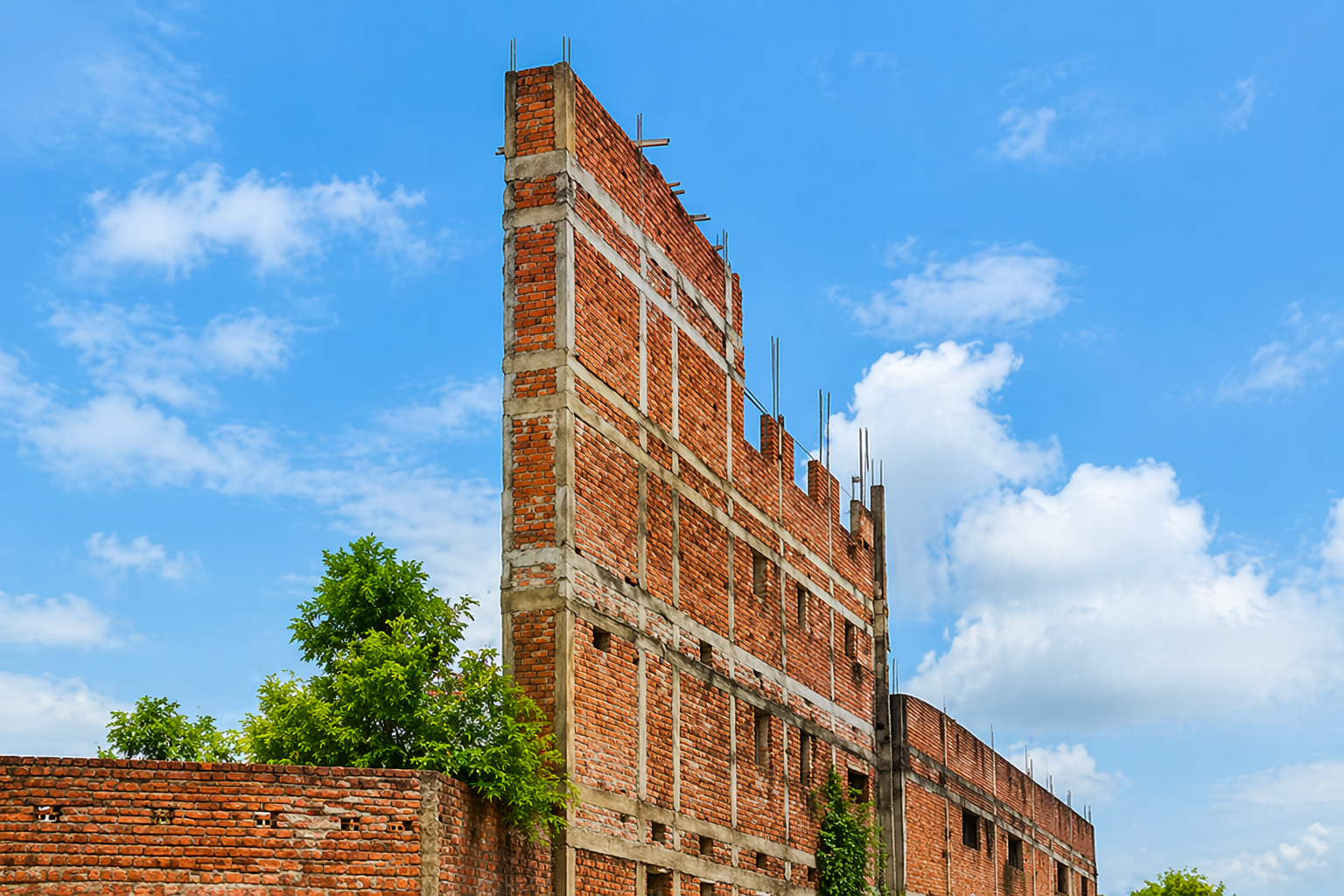 chamada de Grande Muralha de Bihar casa estreita da Índia
