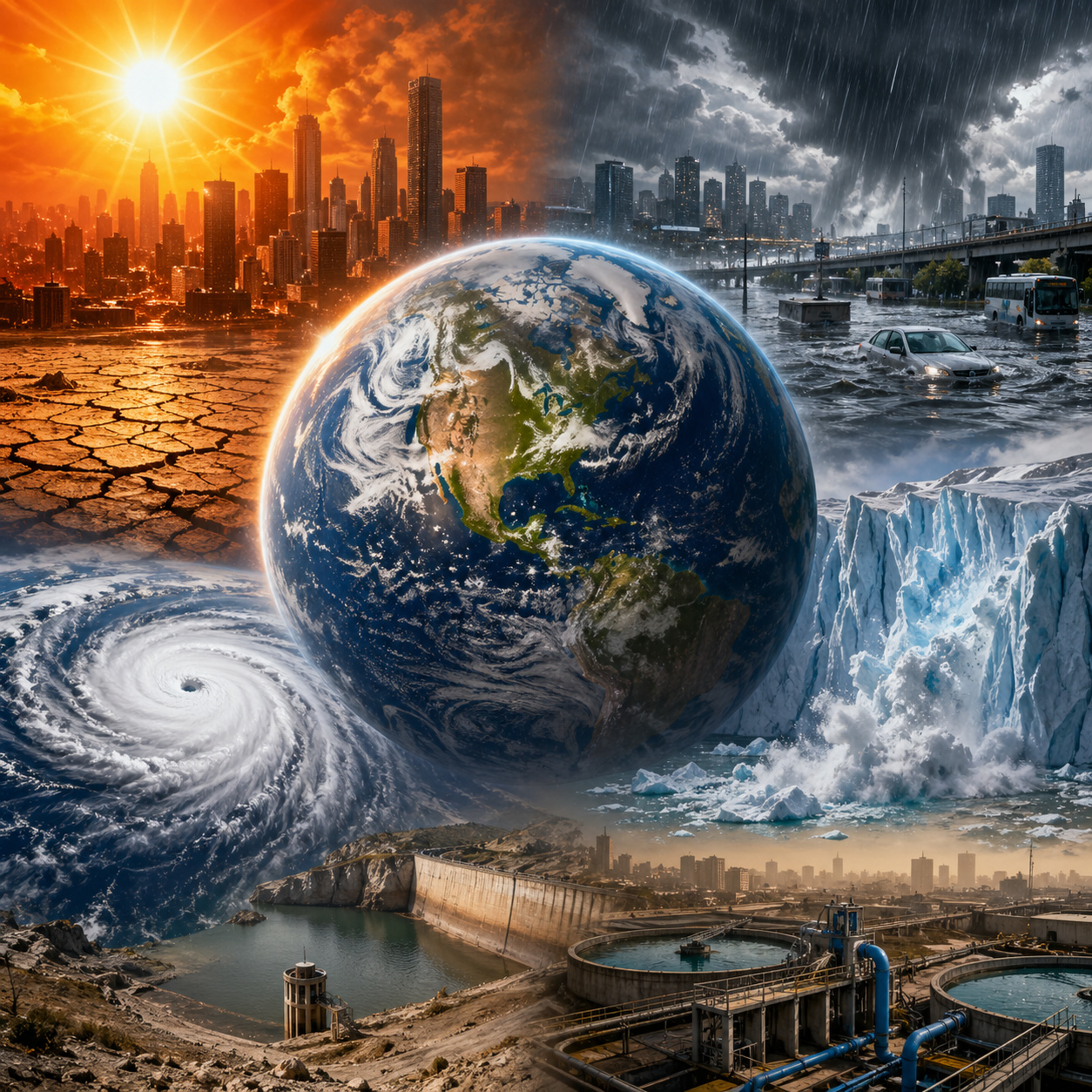 11 anos seguidos entre os mais quentes já registrados colocam o planeta em um novo nível de alerta, e a Organização Meteorológica Mundial aponta que calor extremo, chuvas intensas, ciclones e degelo já estão pressionando economias, cidades e sistemas de abastecimento em escala global