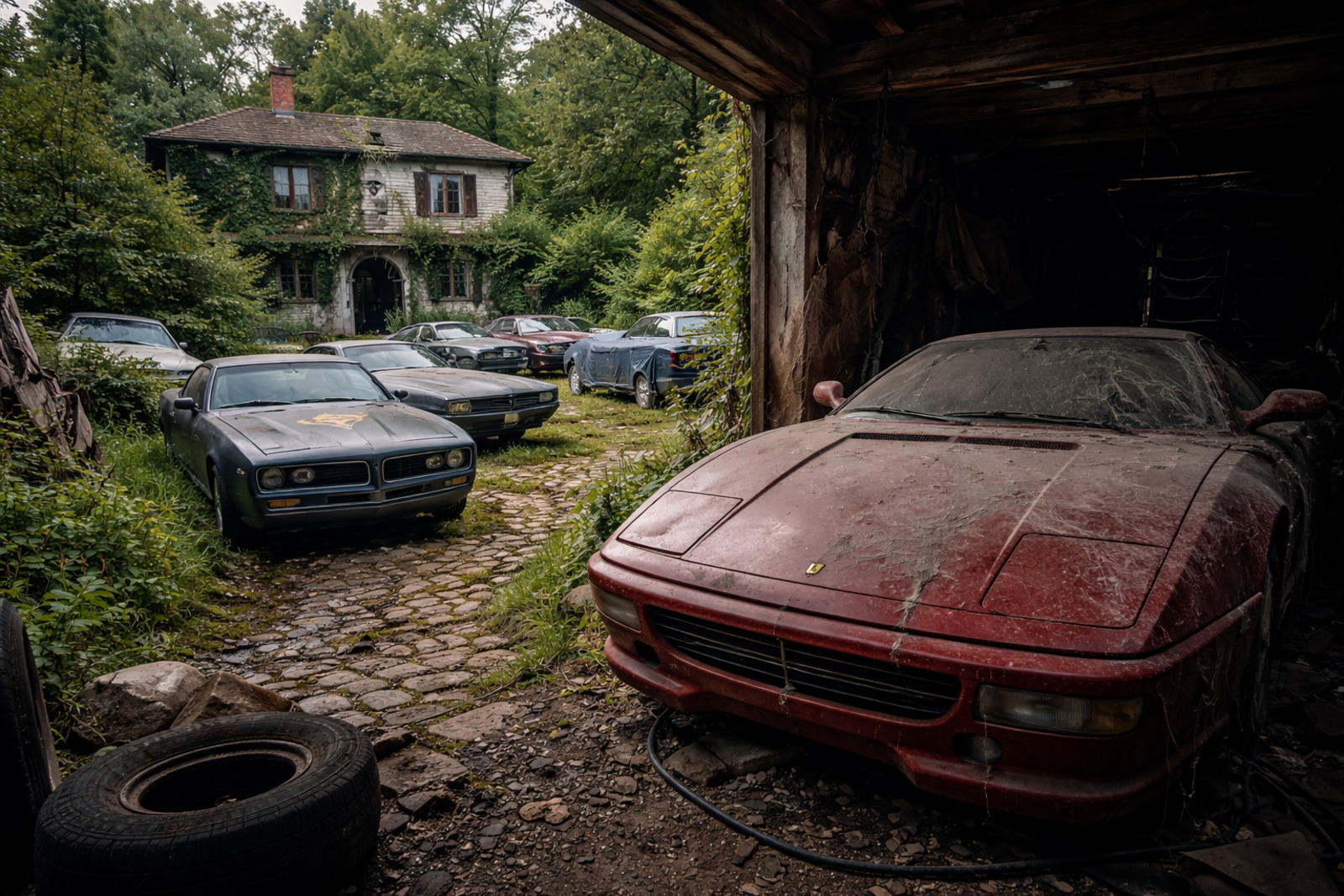 Mansão, Carros, Ferrari