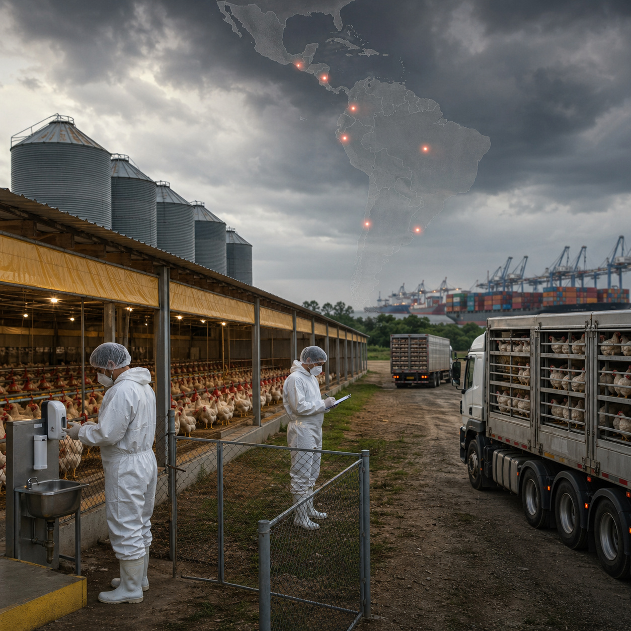 Gripe aviária volta ao radar do agro brasileiro após alerta da FAO para a América Latina, com mais de 4.700 surtos desde 2022 e risco direto para exportações, granjas e vigilância sanitária