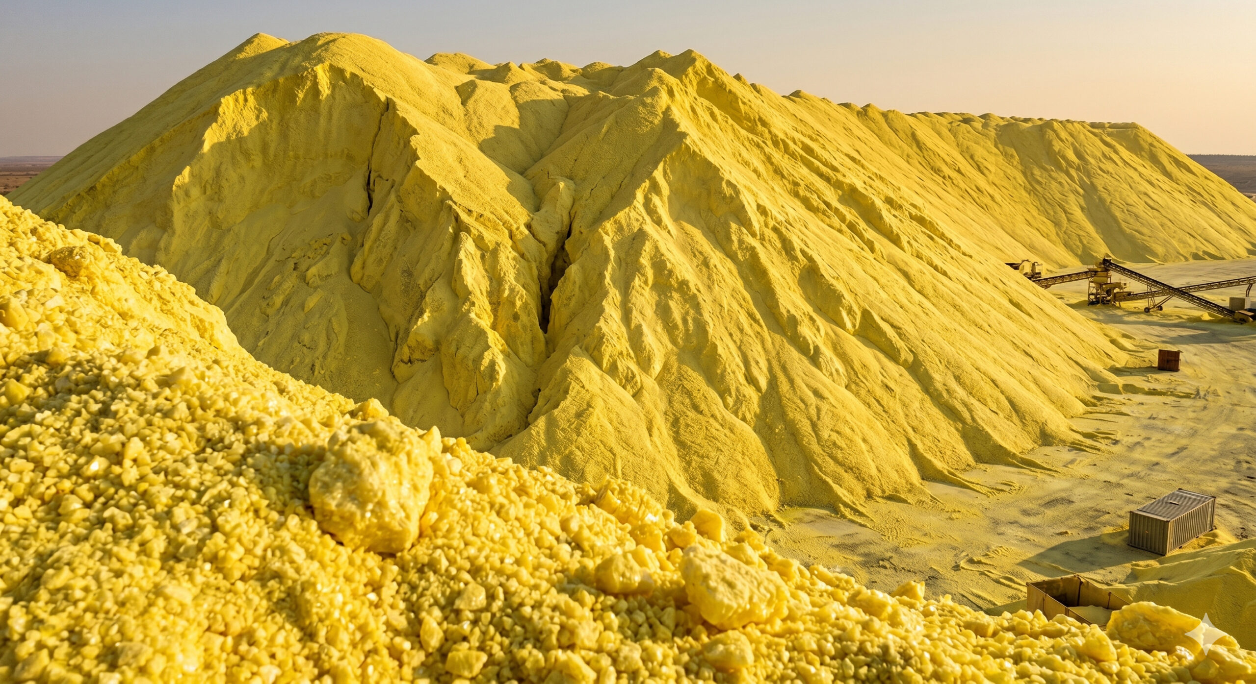 Gargalo invisível da mineração acende alerta global: escassez de enxofre ameaça travar cobre e níquel, encarecer baterias, pressionar fertilizantes e atingir a energia que sustenta carros elétricos no mundo inteiro