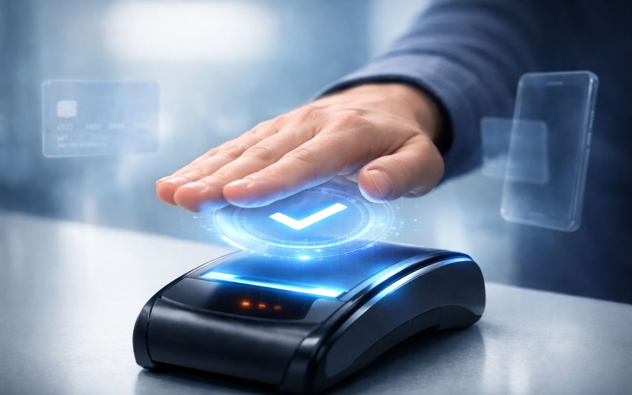 Nova tecnologia permite pagamento com palma da mão, sem cartão ou celular, trazendo mais segurança e agilidade para consumidores.