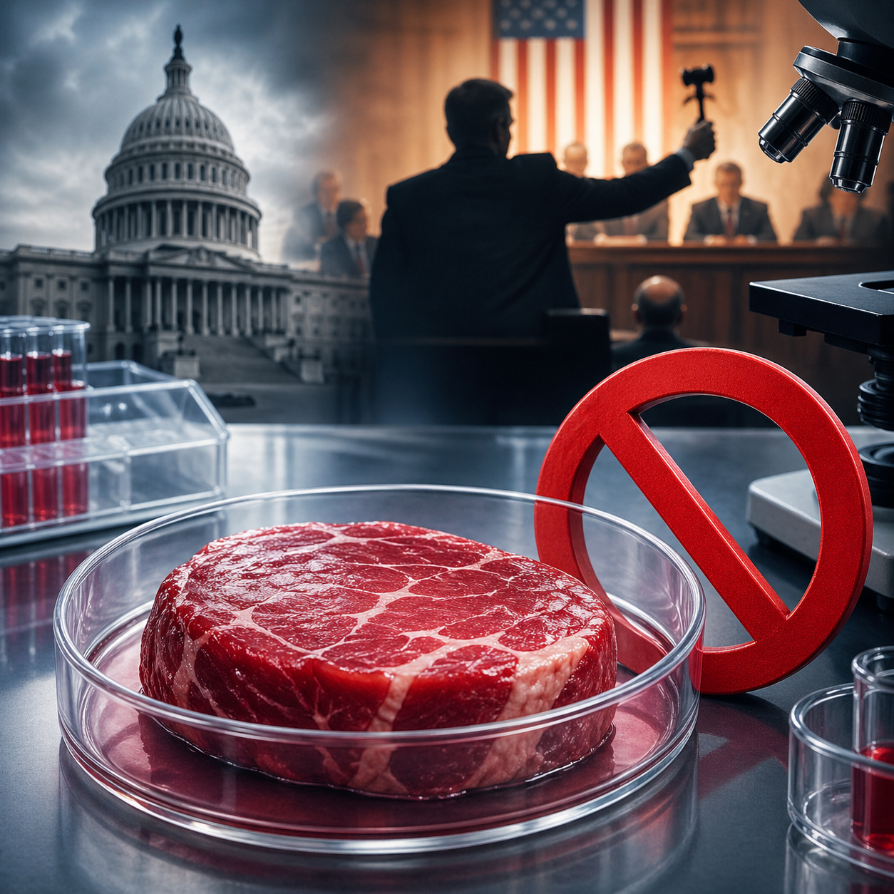 Carne cultivada em laboratório virou alvo de proibições e pânico moral porque parlamentares comparam a tecnologia a Frankenstein, enquanto especialistas tentam conter boatos que protegem a pecuária convencional e podem atrasar a única proteína animal criada para reduzir carbono, água e uso de terra