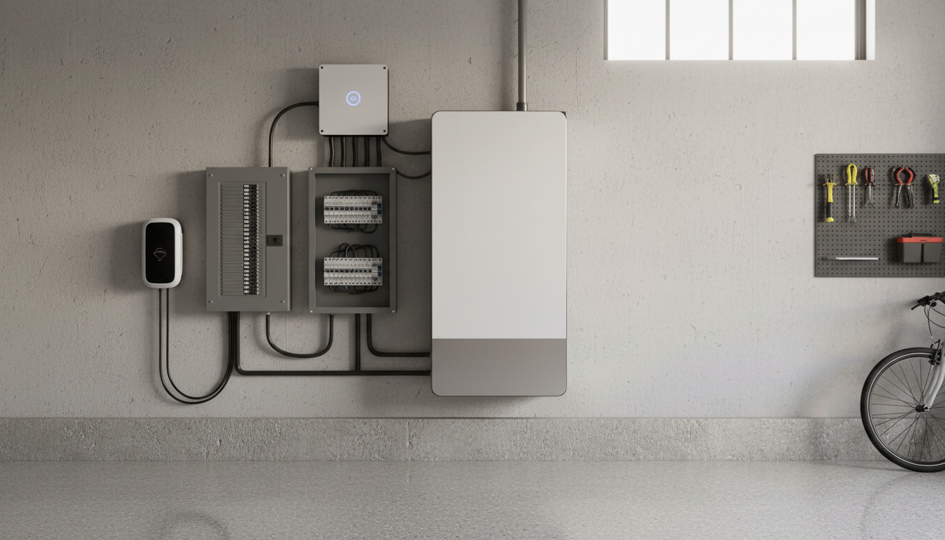Painel com dados de crescimento do mercado de energia solar com baterias no Brasil
