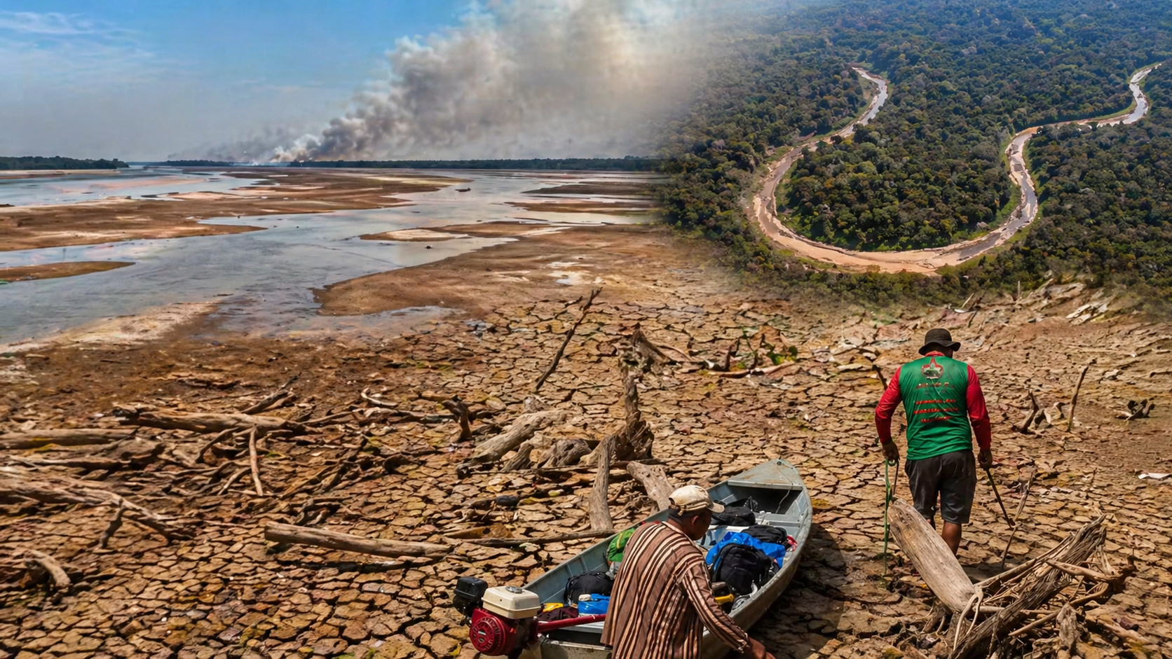 seca na Amazônia de 2024 já afeta transporte energia e agricultura