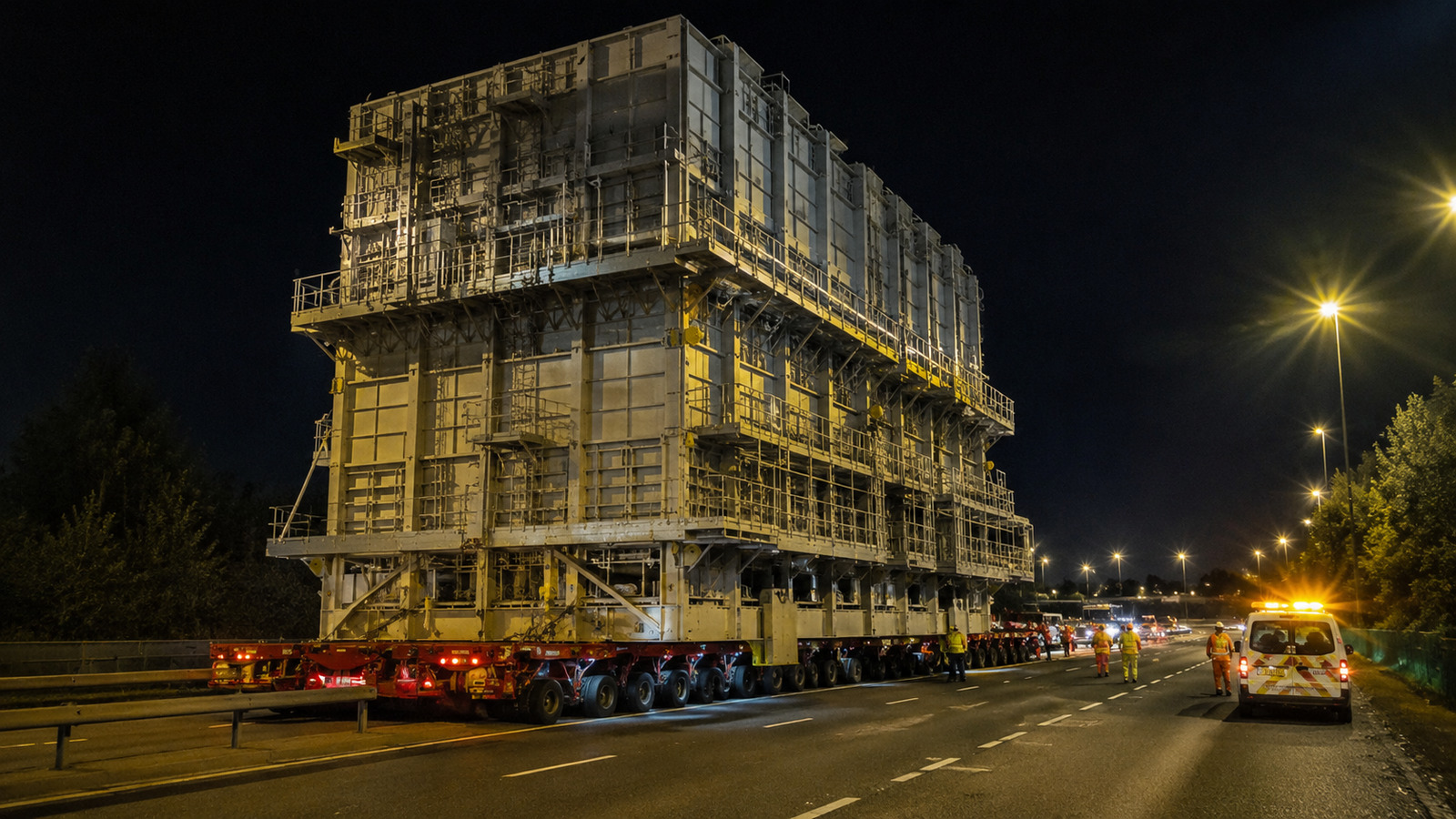 Maior peça já transportada, Peça, Forno