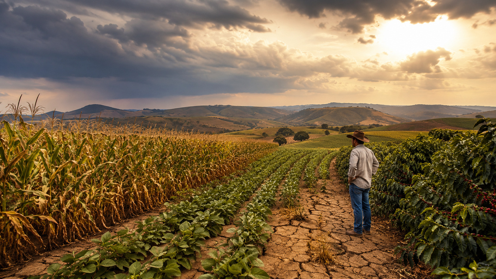 El Niño pode atrasar chuvas em Minas, reduzir janela da safrinha e pressionar safra 2026/27 no agronegócio