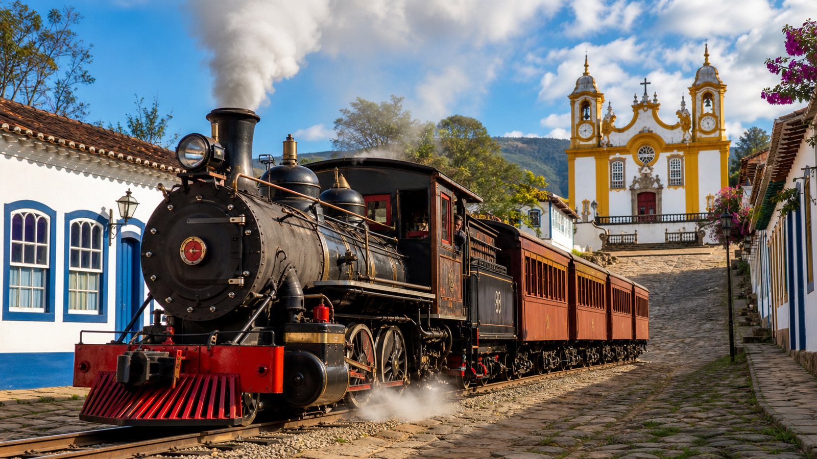 Cidade colonial, Tiradentes, Maria Fumaça