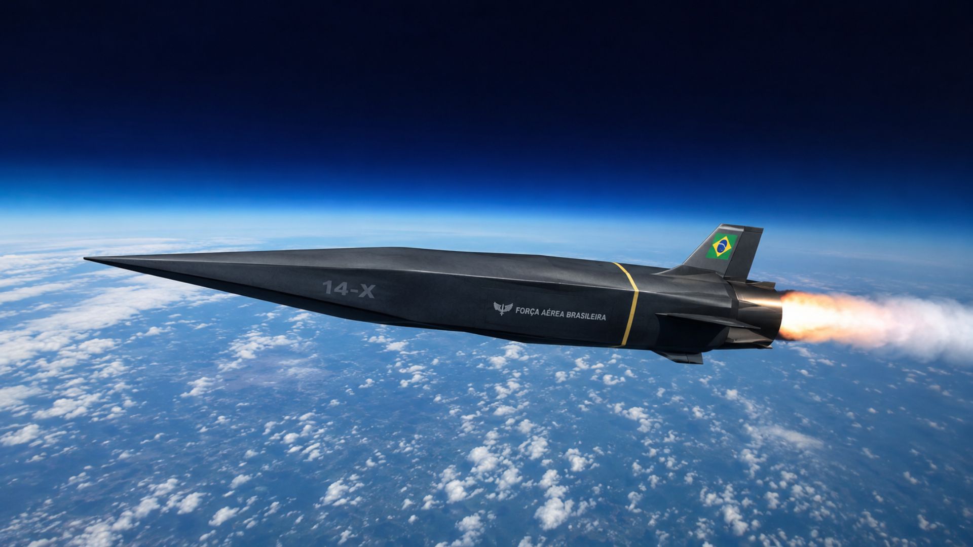 O demonstrador 14-X da FAB atingiu quase 7 mil km/h em Alcântara com motor scramjet e mira Mach 10, após receber R$ 93 milhões da Finep para o foguete RATO-14X.