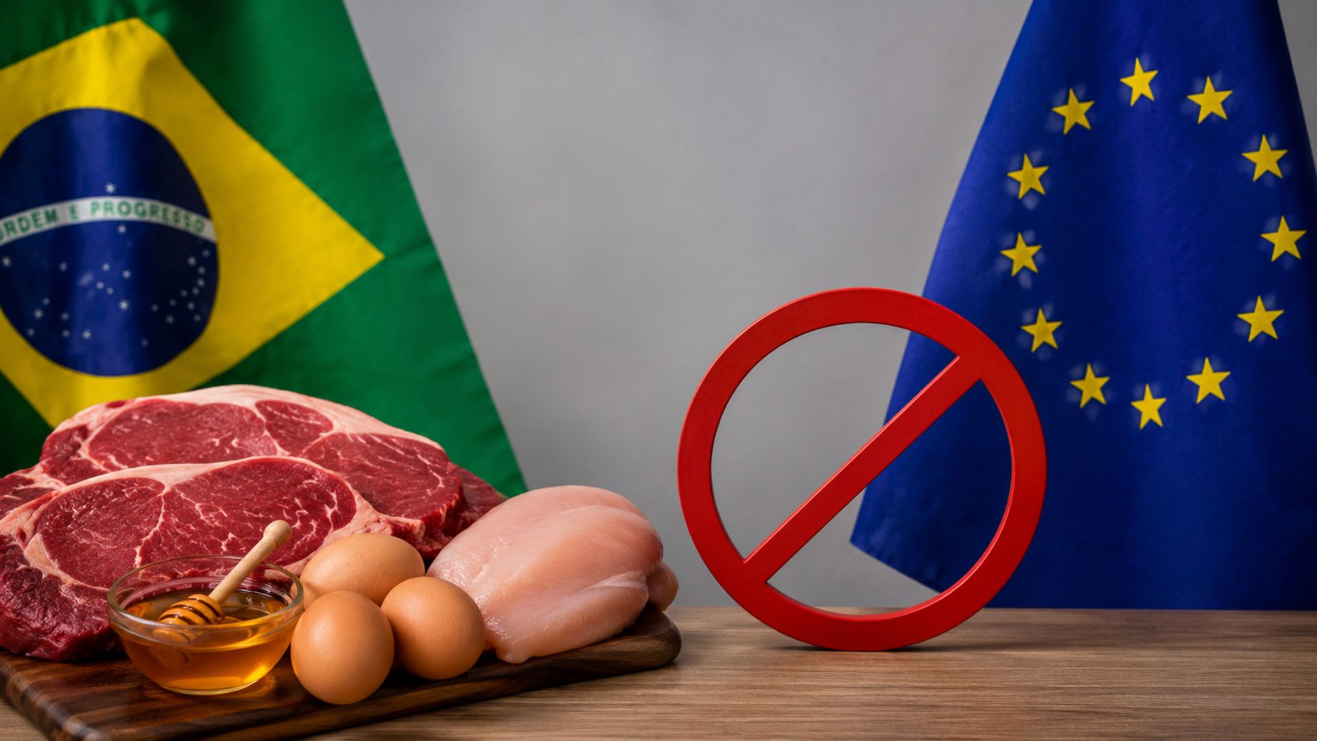 União Europeia veto produtos brasileiros