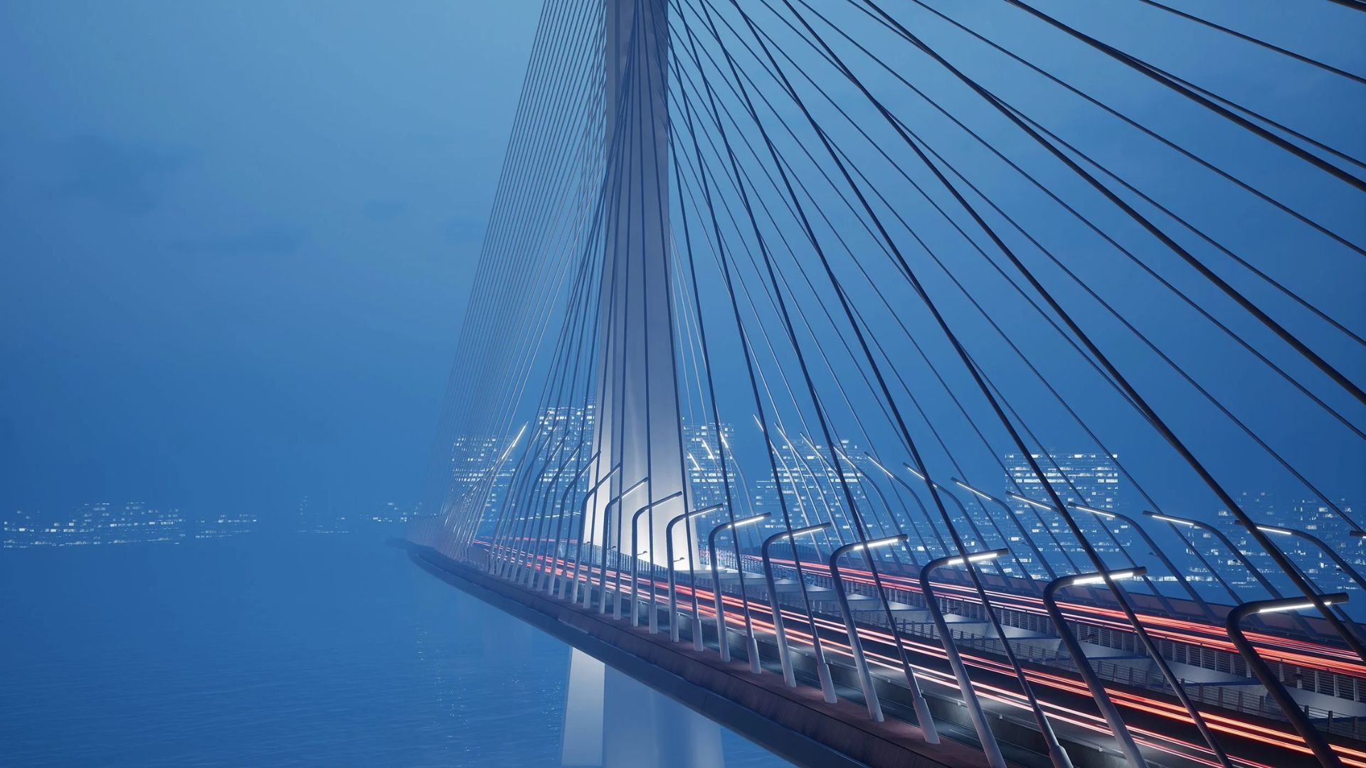 A ponte Danjiang, projetada por Zaha Hadid, abriu em Taiwan como a maior ponte estaiada de torre única e assimétrica do mundo. Veja os números.