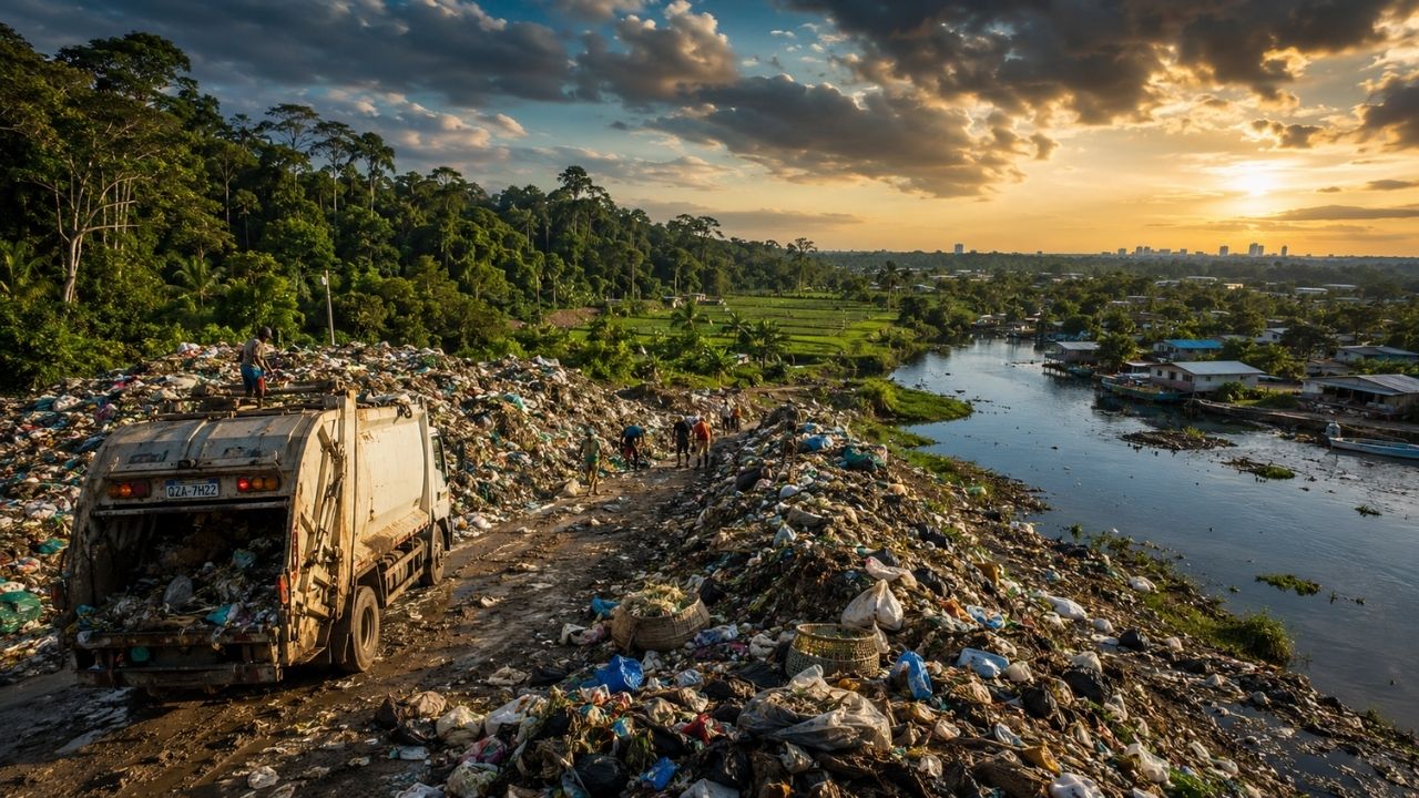 Amazônia enfrenta problema invisível além do desmatamento lixão a céu aberto perto de Manaus ameaça água, agricultura e turismo, enquanto aterro sanitário surge como saída (2)