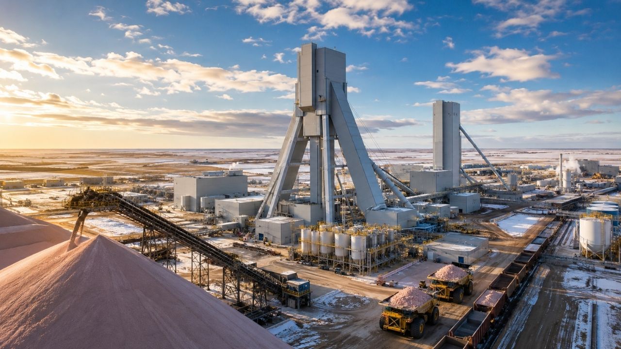 BHP aposta em mina de potássio no Canadá com fase 1 de US$ 8,4 bilhões, produção prevista para 2027 e plano para chegar a 8,5 milhões de toneladas por ano; projeto em Saskatchewan (2)