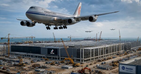 Data center do TikTok avança no Ceará, entra na fase de montagem no Pecém e deve receber cargueiros com máquinas da China em 2027. (Imagem: Ilustrativa)