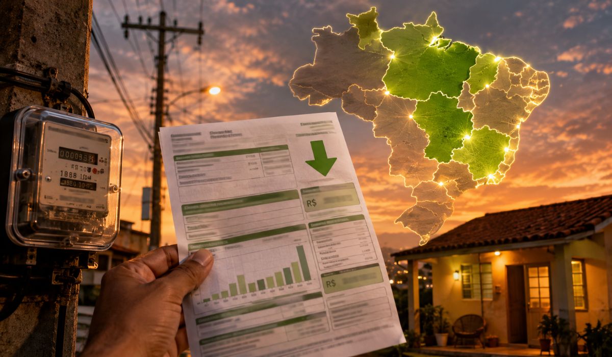 Aneel prevê abatimento na conta de luz para consumidores do Norte, Nordeste e outros estados com repasse de até R$ 5,5 bilhões. (Imagem: Ilustrativa)