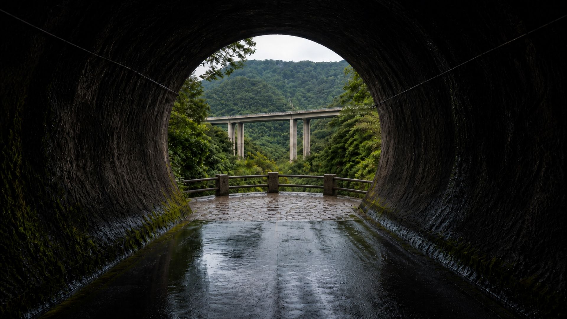 Drone entra por túnel escondido na Rodovia dos Imigrantes, revela cachoeira cercada por abismos na Serra do Mar e mostra o paraíso que quase ninguém imagina existir (6)