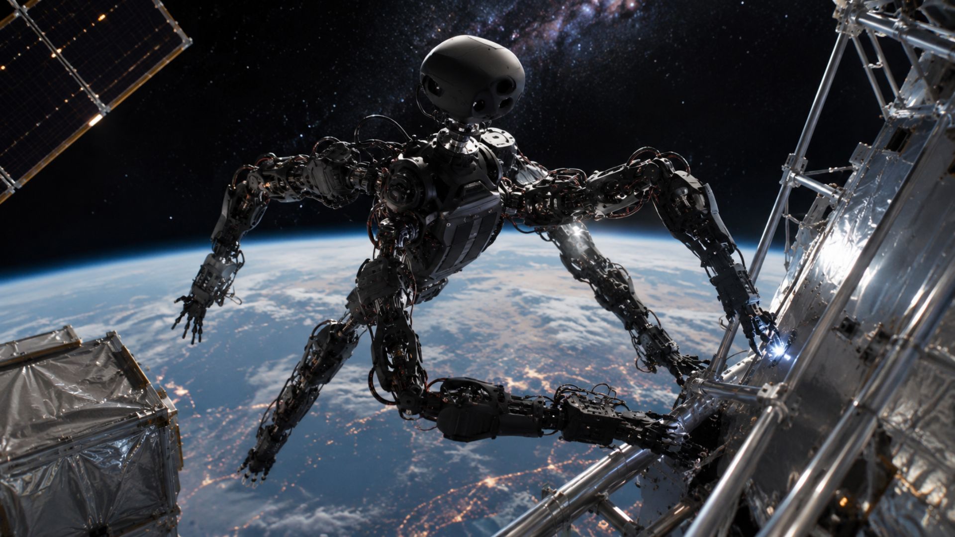 Helios é um robô de quatro braços para gravidade zero. Astronautas gastam 35% do tempo em manutenção a US$ 140 mil/hora. Orbit Robotics quer mudar isso.