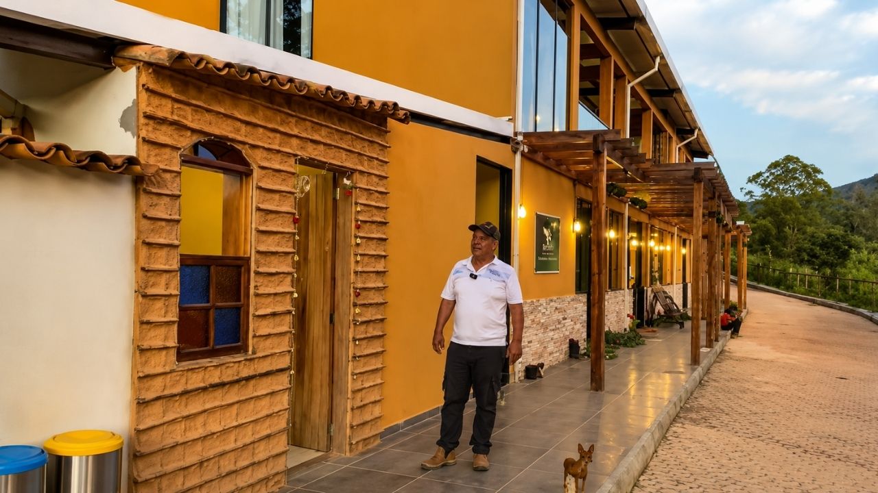Engenheiro deixou o Canadá após 19 anos, voltou ao interior de Minas e transformou sítio de 21 hectares em paraíso rural com pousada, restaurante, agrofloresta e energia solar, cercado (2)
