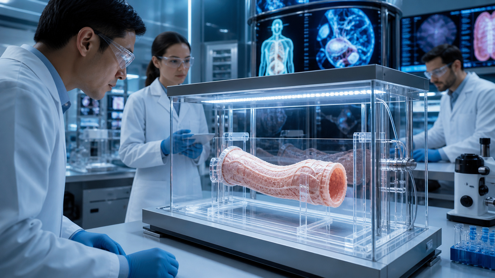 Cientistas criam esôfago bioengenheirado que funciona sem rejeição em animal, avanço pode transformar transplantes humanos.