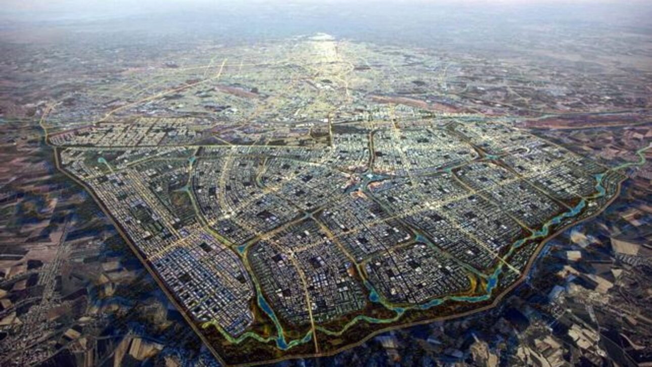 Uzbequistão inicia Nova Tashkent, megacidade de US$ 30 bilhões com IA, canais, áreas verdes e torres de 575 metros.
