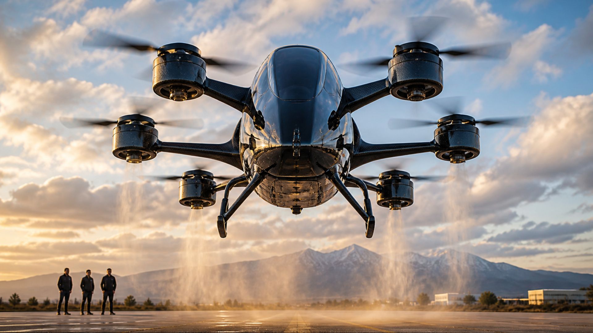 BlackBird da CycloTech realiza voo com ciclorotores e empuxo 360°, avançando na mobilidade aérea elétrica eVTOL compacta.