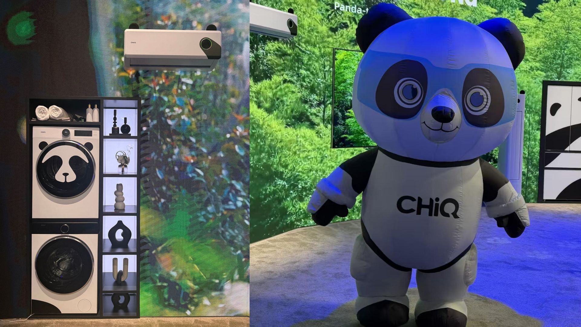 Changhong lança máquina de lavar com IA, reconhecimento de tecidos, limpeza tripla e design inspirado em panda na CES 2026.