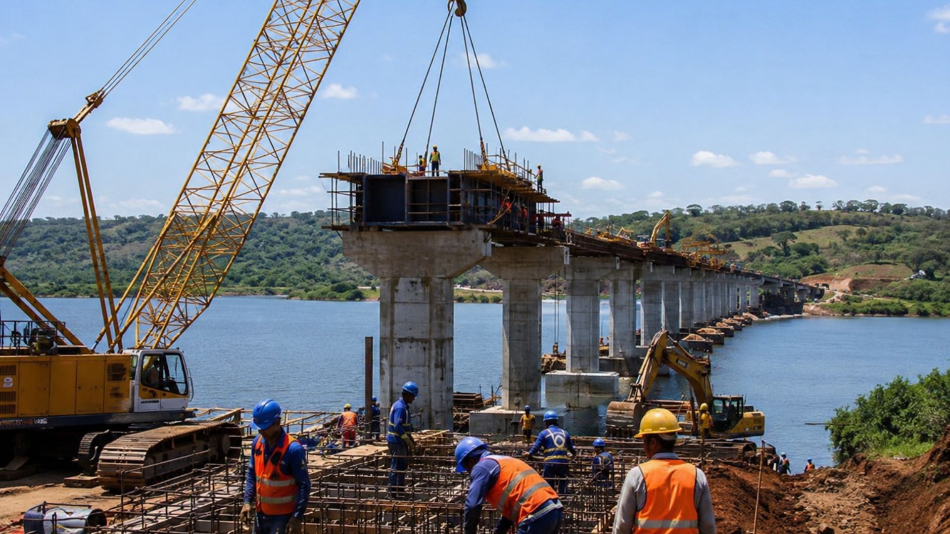 Ponte entre Jussara e Britânia vai substituir balsa, reduzir rota em mais de 100 km e melhorar logística no Vale do Araguaia.