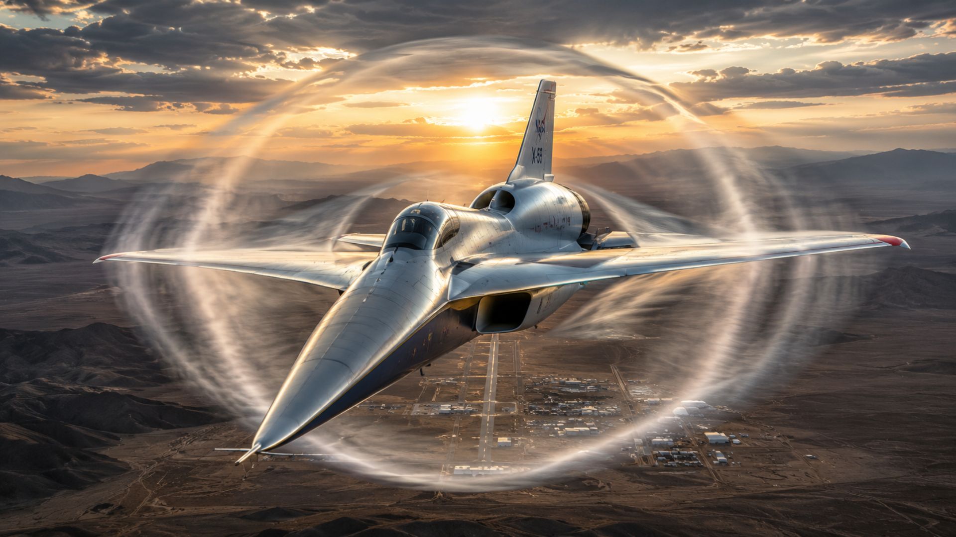 NASA acelera testes do X-59 com dois voos no mesmo dia e avança em tecnologia para reduzir estrondos supersônicos.