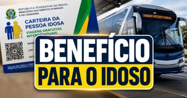 Carteira da Pessoa Idosa garante passagens interestaduais gratuitas ou desconto de 50%; veja quem tem direito e como emitir online.