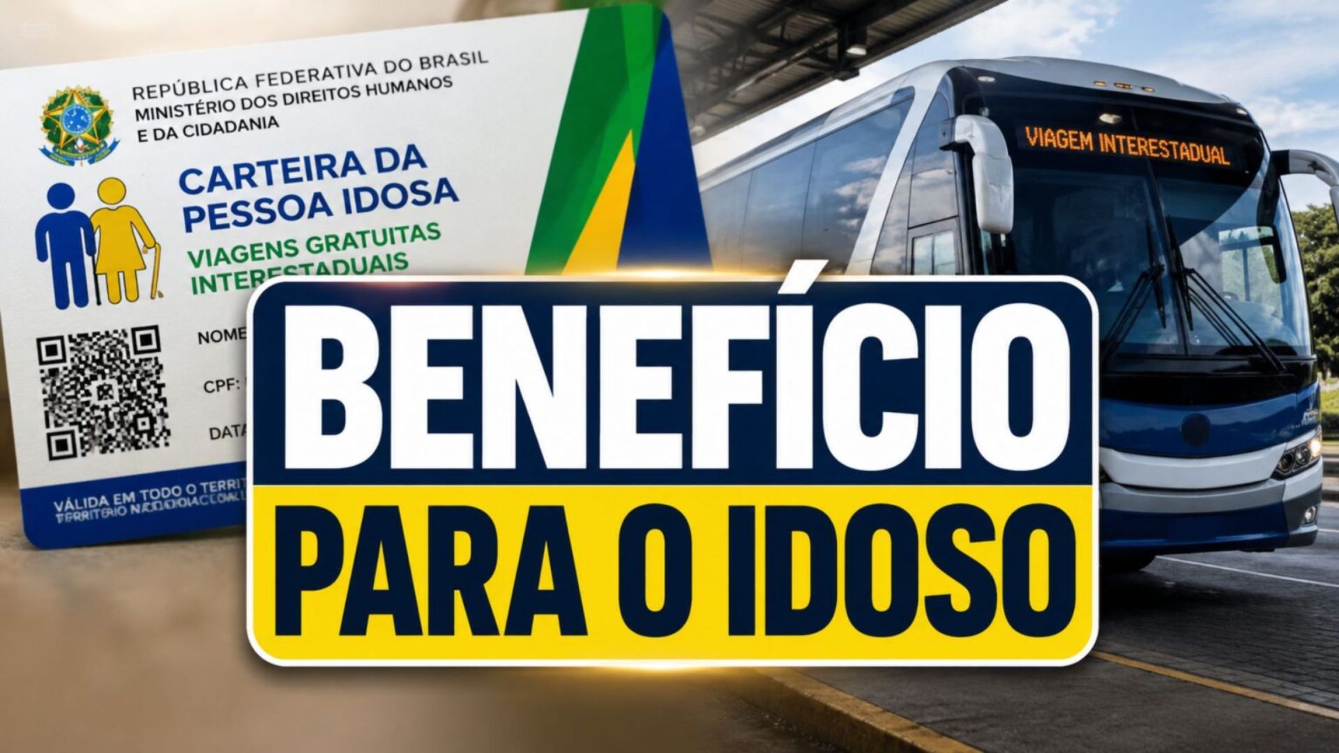 Carteira da Pessoa Idosa garante passagens interestaduais gratuitas ou desconto de 50%; veja quem tem direito e como emitir online.
