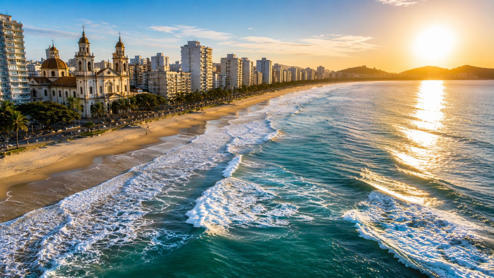 Praia do Embaré, em Santos, foi ligada a Pelé e a antigas recomendações médicas por suas águas consideradas medicinais.