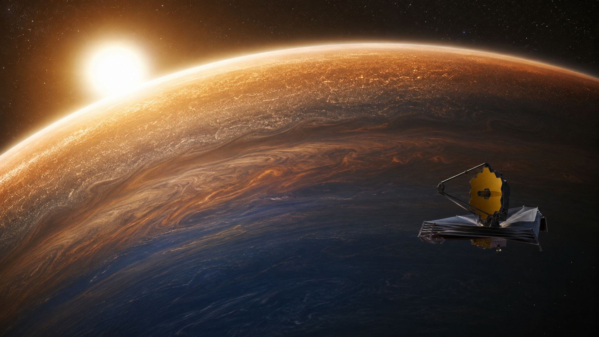 James Webb detecta cristais de quartzo nas nuvens de WASP-17 b, gigante gasoso a 1.300 anos-luz da Terra.