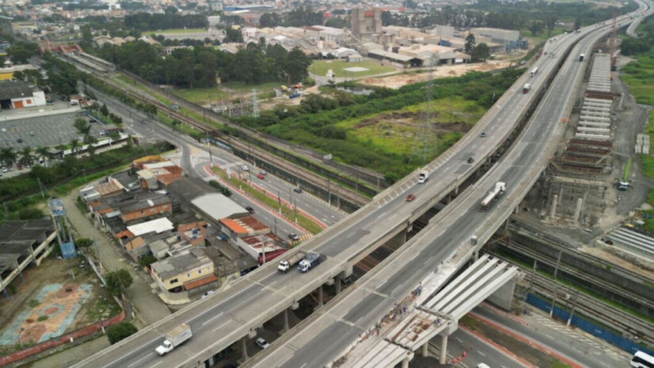 Complexo Viário do Alto Tietê terá R$ 1,2 bilhão em obras, novas alças ao Rodoanel e promessa de reduzir viagens em até 30 minutos. Créditos: Formula Group/SPMAR