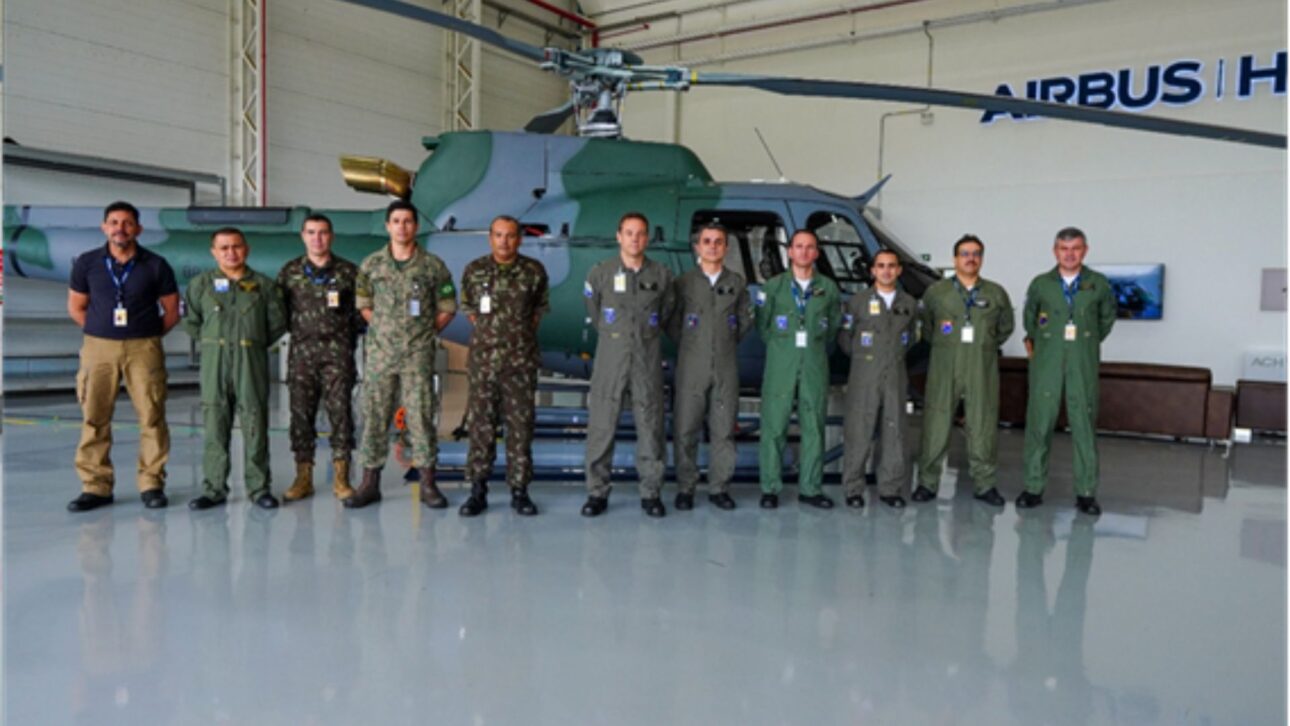 FAB recebe quarto helicóptero H125 do projeto TH-X e reforça treinamento militar da Força Aérea e Marinha do Brasil.