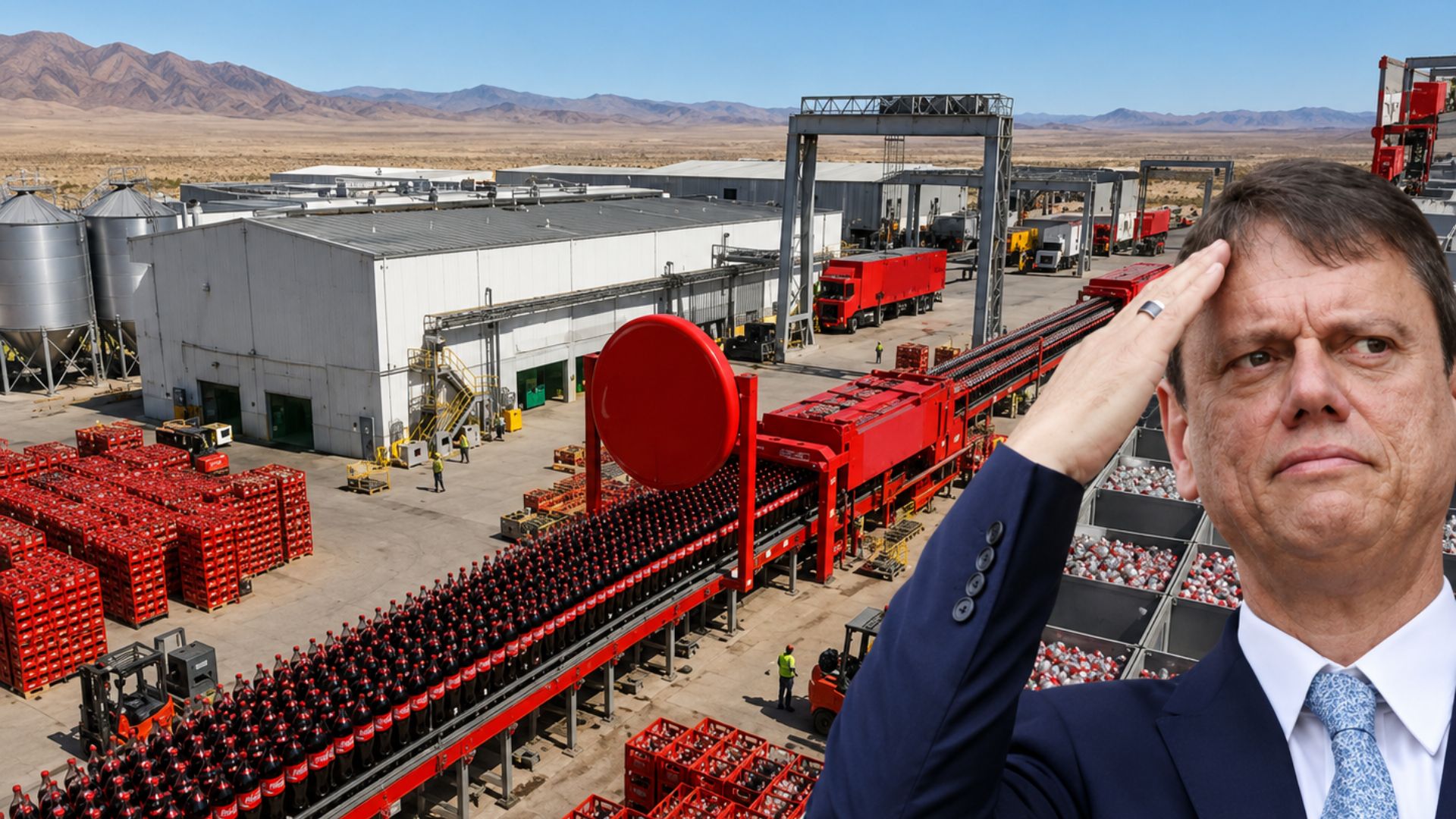 Maior fábrica da Coca-Cola fica em Jundiaí, produz 2 bilhões de litros por ano e revela a força industrial de São Paulo.