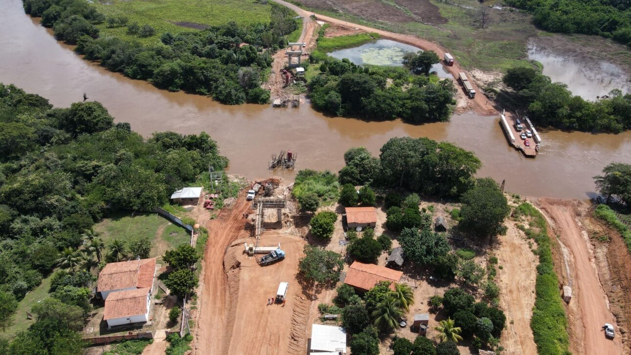 Ponte de 195 metros sobre o Rio Balsas acaba com travessia por balsa e muda acesso no sul do Maranhão.