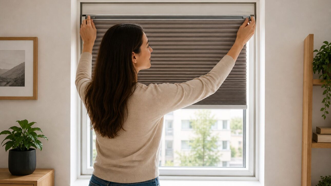 Cortinas sem furo ganham destaque em 2026 com instalação rápida por pressão, isolamento térmico e solução prática para imóveis alugados.